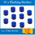 10 x 12v Flashing Strobe Lights (Trade Pack)