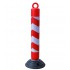 Plastic Bendy Bolt Down Bollard with Reflective Chevron Sticker (001-3430)