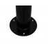 Bolt Bown Base on the Black 76 mm Diameter Bolt Down Steel Bollard 