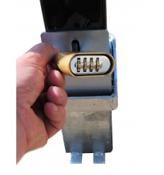 H/D Black 100P Removable Parking & Security Post