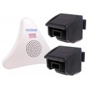 2 x PIR DA600-T Wireless Garden & Driveway Alarm