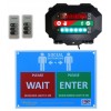 Wireless Customer Entry Traffic Light Kit C with 2 x Intelligent Portable Controllers