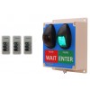 Large Wireless Customer Entry Traffic Light Kit F with 3 x Intelligent Portable Controllers