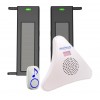 Solar Infrared Beam Sensors (1B-60) – Wireless Driveway Alert with Plug-in Chime Receiver TR + doorbell 600m (DA600+)