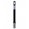 Black 100P Removable Security Post with Reflective Stickers.