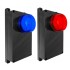 Flashing RED or Blue LED Mains Power Failure System