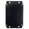 Compact Weatherproof IP65 Black Plastic Enclosure with Lugs