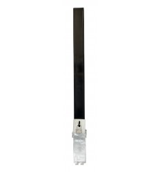 H/D Black 100P Removable Parking & Security Post