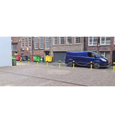 H/D Yellow 100P Removable Security Post Chain Kit