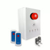 Wireless Alert System 3000ft - 2 Portable Panic Buttons, Siren, LED Flash, Stop Remotes (DA600+)