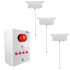 Long Range (900 metre) Wireless Disabled Toilet Alarm with Control Box & 1 Pull Cord (DA600+)