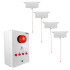 Long Range (900 metre) Wireless Disabled Toilet Alarm with Control Box & 1 Pull Cord (DA600+)