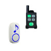 Wireless Pager Doorbell (300m) – with 1 Push Button & 4 Channel Portable Pager Receiver (DA600+)
