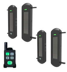 2 sets of 1B-100 Wireless Beams with 4 channel Pager (DA600+)