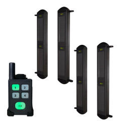 2 Sets of 2B Wireless Driveway Beams with Pager (DA600+)