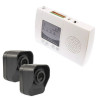 2000ft Wireless Garden & Driveway Alarm Kit – 2 Battery powered PIR Sensor, 4 Channel Indoor Receiver (DA600+)