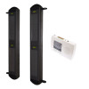 2B-100 DA600+ Perimeter Alarm with Long Range (3000ft) Wireless Solar Beams & 4-channel Receiver