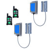 2000ft Long-Range Wireless Gate Contact Kit | Dual Magnetic Gate Contacts & Dual 4-Channel Portable Pagers (DA600+)