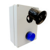 Wireless Lockdown Control Box with Blue Strobe & Loud (118db) Siren