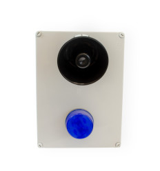 Wireless Lockdown Control Box with Blue Strobe & Loud (118db) Siren