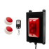Wireless Panic System for Businesses, Stores & Care Facilities – Red Strobe Siren / 2 buttons (600 ft)
