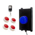 Wireless Panic System for Businesses, Stores & Care Facilities – Blue Flash / 1 button (200m)