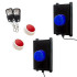 Wireless Panic System for Businesses, Stores & Care Facilities – Blue Flash / 1 button (200m)