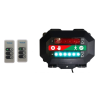 Wireless Entry Traffic Light Kit C with Wall Sign