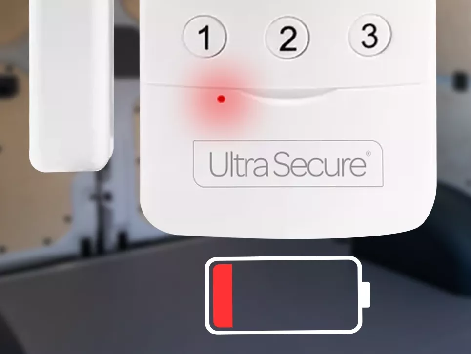 BT DOOR & VIBRATION CONTACT LOW BATTERY ALERT