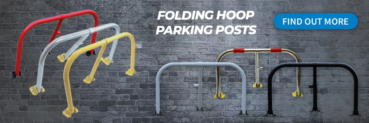 FOLDING HOOP PARKING POSTS